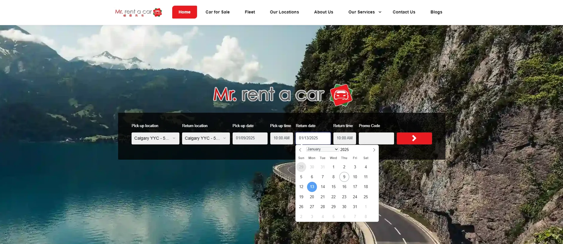 rent a car in Calgary