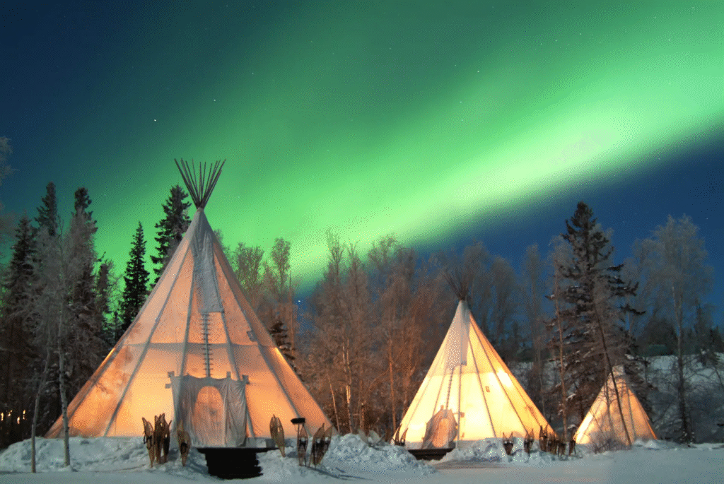 northern light in Yukon