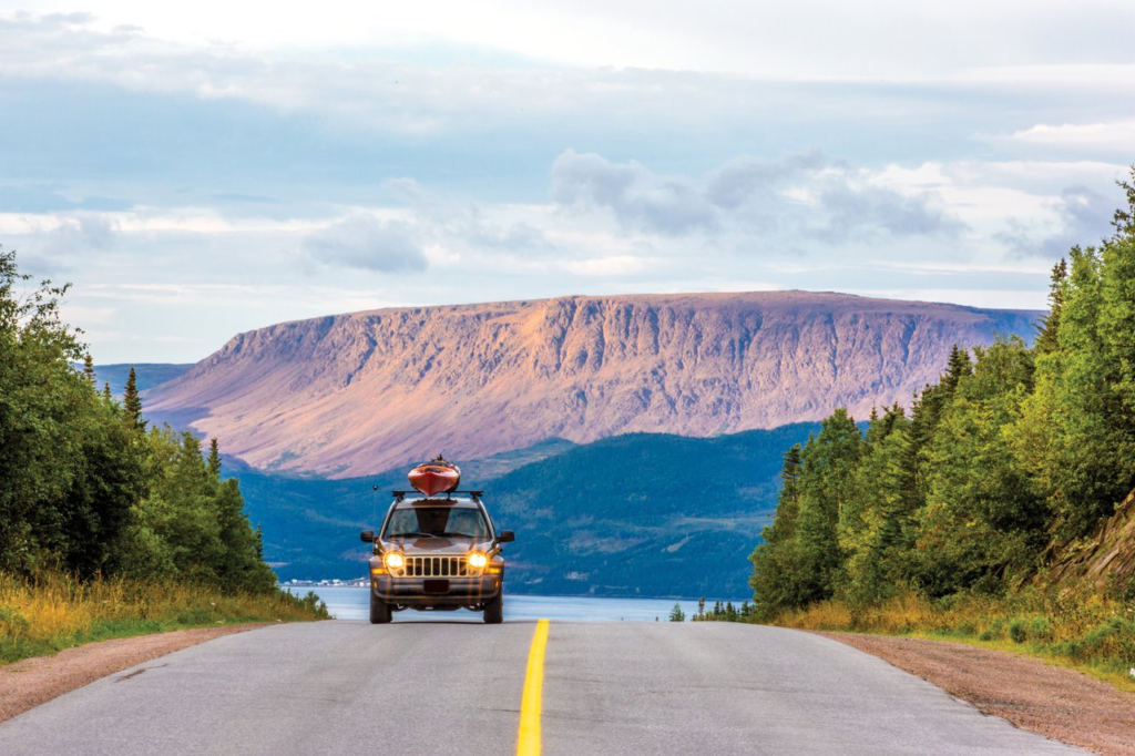 The Ultimate Maritime Road Trip: Nova Scotia to Newfoundland in 10 Days 2 A car being driven for a road trip