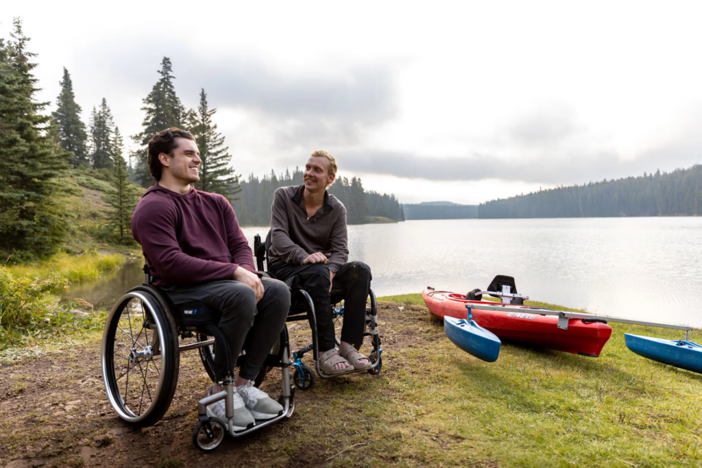 Accessible Canada: Wheelchair-Friendly Road Trip Routes 2 Two people enjoying the scenic view from wheelchair
Accessible Canada: Wheelchair-Friendly Road Trip Routes