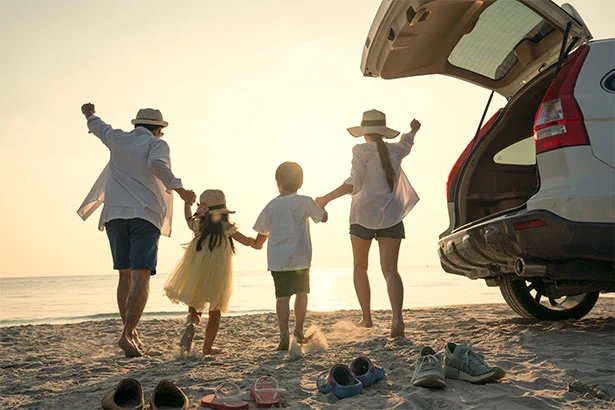 Family trip with Mr. rent a car
