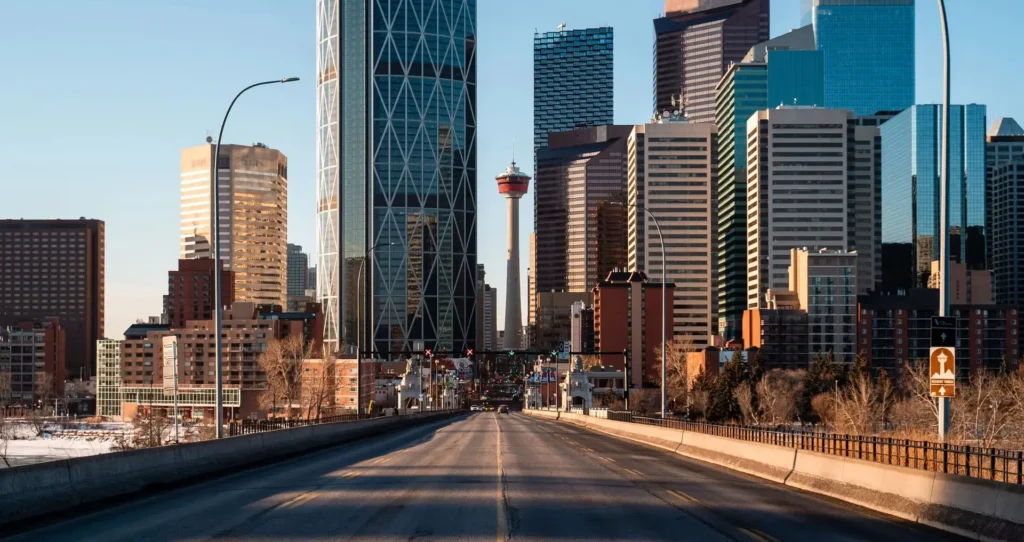 calgary city view