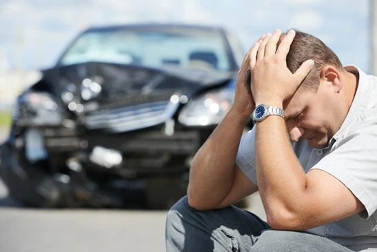 upset man after car crash If you've ever rolled up to a car rental desk and been confused by all the insurance options flung your way, don't worry, you're among friends. You've heard of Collision Damage Waiver and Personal Accident Insurance, but it's like a foreign language. And if you're just trying to get your vehicle and on the road, you don't want to feel rushed or annoyed.