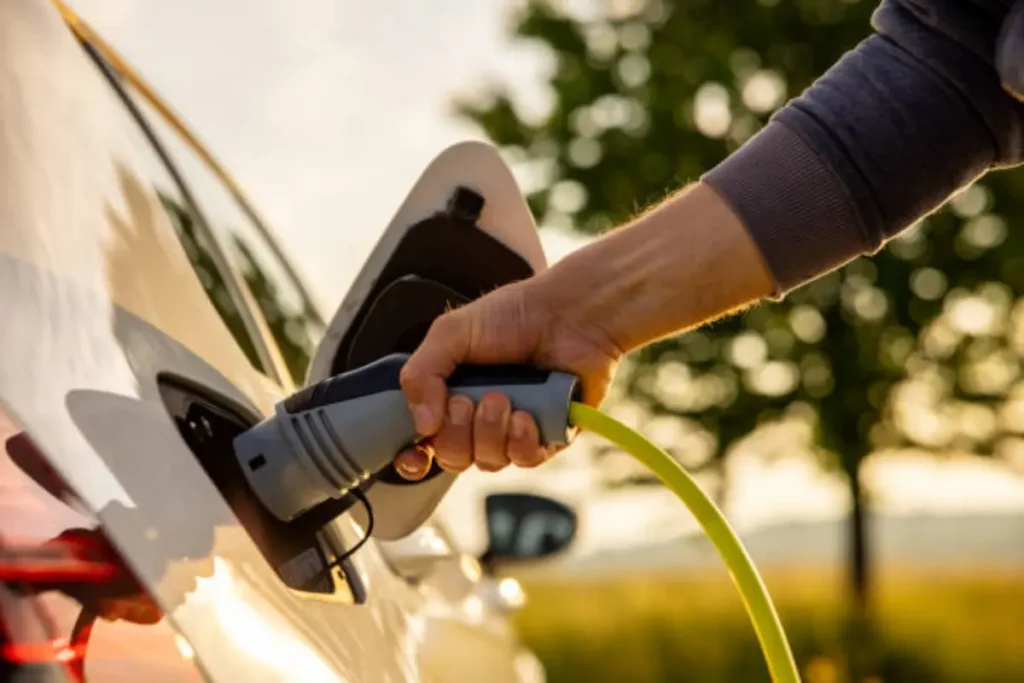 Refueling a car