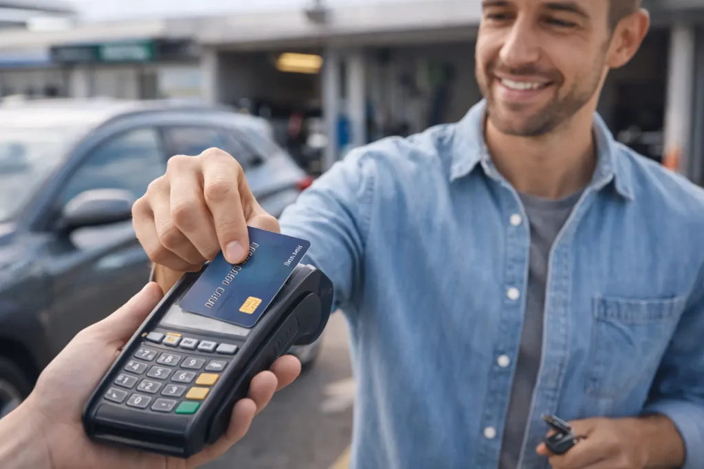 Canada Car Hire Vancouver: Making Car Rentals Easy for Visitors and Locals 3 paying through credit card